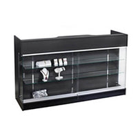 Black Ledgetop Showcase Counter