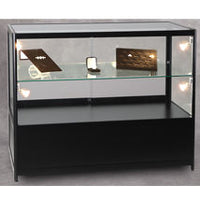 Lighted Display Case with Storage