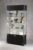 Lighted Tower Display Case - 3 Shelves