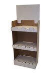 Lightweight 3 Shelf Floor Display