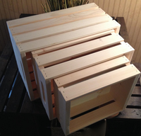 Lightweight Nesting Crates with Hand Holes