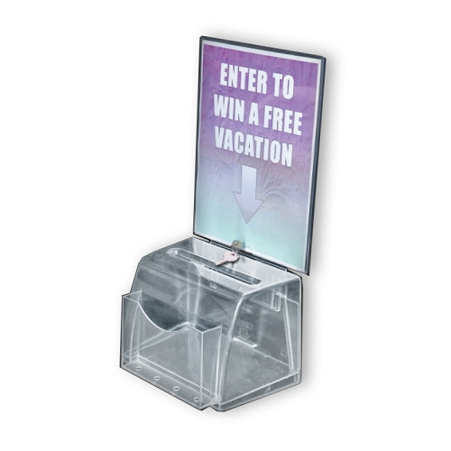 Medium Clear Molded Suggestion Box