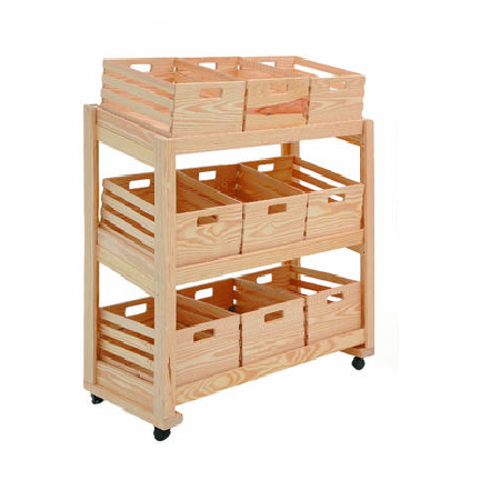 Large Mobile Crate Display