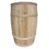 Natural Cedar Whole Barrel  - 16in D x 27in H