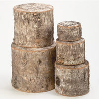 Natural Birch Wooden Risers - Set of 5