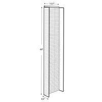 Powerwing Pegboard Display - 13.75Wx60H - Color Choice