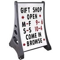 Quick Loading Double Sided Rolling Sidewalk Sign