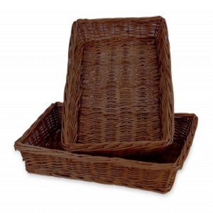 Rectangular Willow Basket Tray