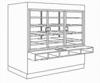 Self Serve Doughnut / Pastry Wall Case - 62" to 80" Wide