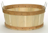 Shallow Half Bushel Flat Bottom Baskets - 12ct