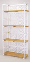 Lattice Folding Shelf Display - Frame Color Choice