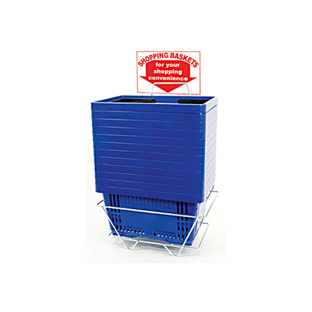 Shopping Baskets - Plastic Handles - 12ct