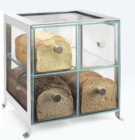 Four Compartment Bread Case - Silver Frame