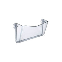 Single Wall Pocket File Holder W/Suction Cups - 4ct