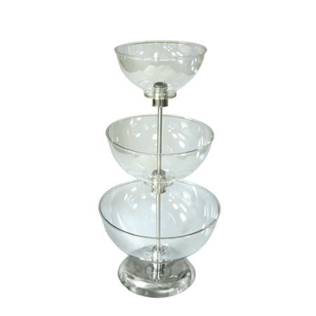 Small Three-Tier Bowl Counter Display