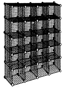 Square 20 Cube Rack - Color Choice