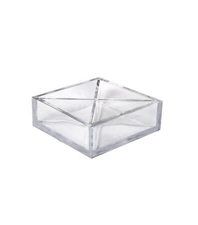 Square 4 Compartment Desktop Organizer - 2ct