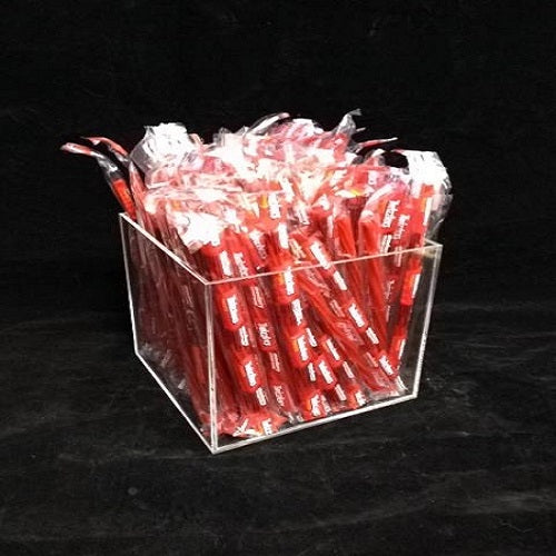 Square Acrylic Display Bin - 4 Inch