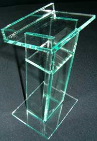 Standard Glass Color Podium - Green Tint