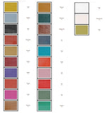 Shallow 1/2 Peck Baskets Counter Rack - Color Choice