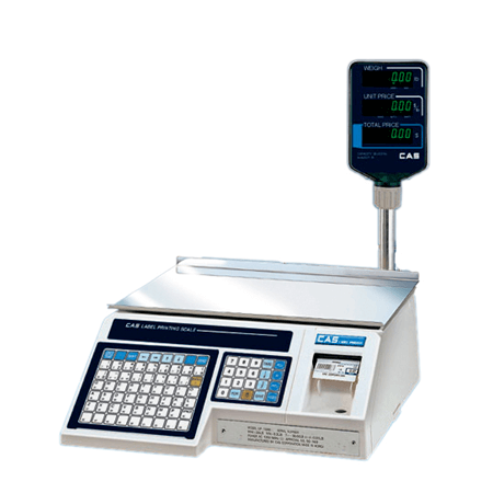 Thermal Label Printing Scale - With VFD Read Out Pole