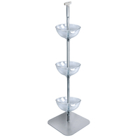 Three Tier 12" Bowl Floor Display