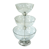 Large Three-Tier Bowl Counter Display