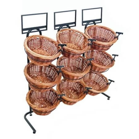 Basket will be two toned as shown below