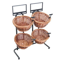 Basket will be two toned as shown below