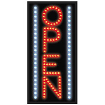 Vertical Open LED Sign