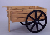Pictured Oak Stain/Black Wheels
