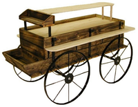 Western Wagon Kiosk - Toasted Finish