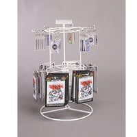 White 12 Peg 2 Tier Counter Spinner