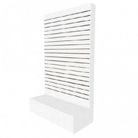 White L Shape Slatwall Merchandiser