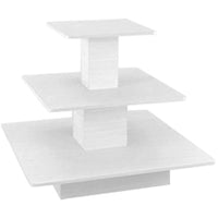 White Tier Square Table