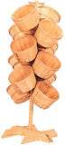 Wood Basket Tree - (12) 1 Peck Baskets