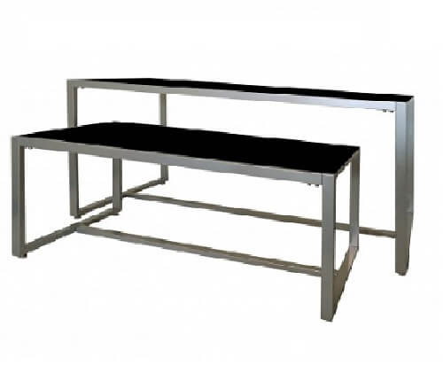 Wood Reversible Table Top Set - Black/White